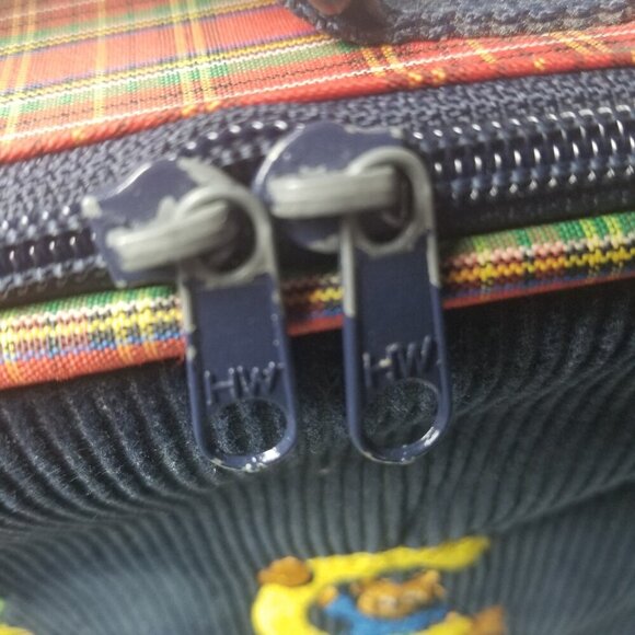 Schneiders Vtg Children's ABC/Bears Plaid Suitcase - Picture 7 of 13